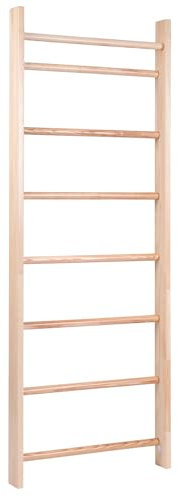 Sport-Thieme Sprossenwand Original | Für Kindergarten, Schule und Zuhause | 100 kg Belastbarkeit | Inklusive Montagematerial | Einzelfeld Ausführung | Nadelholz und Esche | ⌀ Sprosse 35 mm