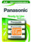 Panasonic P6E/4BC Rechargeable EVOLTA mignon AA Batterie (1,2V, 1900/2050mAh, 4-er Pack)