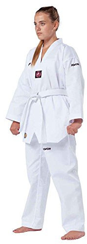 Kwon Taekwondo-Anzug Victory, weißes Revers 130