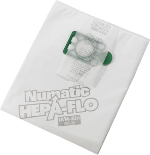 Sacs poussière Numatic NVM-4BH SMS Hepaflo d'origine et authentique (Paquet de 10)