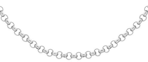 Tuscany Silver Damen Bohnenkette Sterling Silber 56cm/22'