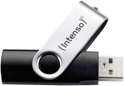 Intenso 3503480 USB-minne, 32GB Svart, Silver
