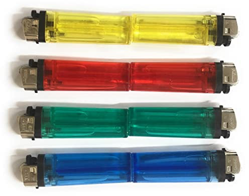 Accendini a Pietrina Trasparenti Economici Scatola da 50 accendini Vari Colori