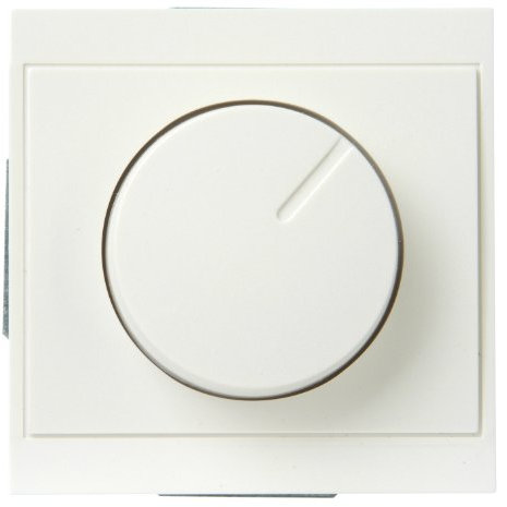 Kopp 800301080 Malta Dimmer mit Druck Wechsel (Phasenabschnitt) RC, Creme-weiß