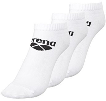 Arena Unisex-Adult Basic Low 3 Pack Socken, White, M