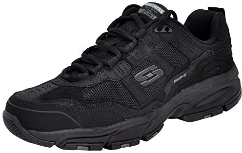 Skechers Sport Men's Vigor 2.0 Trait Memory Foam Sneaker, Black, 9.5 M US