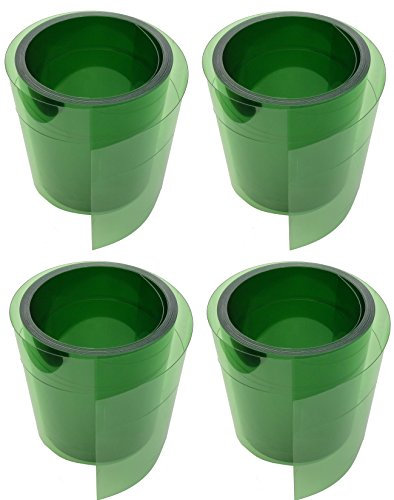 EXCOLO 40 Meter in 4 Rollen je 10 Meter Schneckenzaun Schneckenschutz mit Knickhilfe Schneckensperre Abwehr Schnecken Stopp