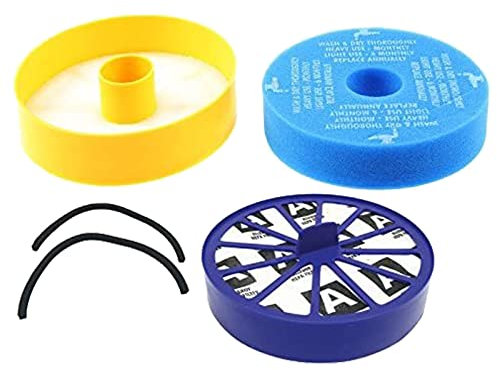 SPARES2GO Washable Pre Motor Filter & Post Motor Allergy HEPA Filter with Seal Kit compatible with Dyson DC14 DC14i Vacuum Cleaner