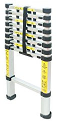 Silverline Tools 452123 - Escalera telescópica, color plata