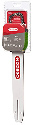 Oregon AdvanceCut 27792 - Barra guida e catena per motosega, lunghezza barra 30 cm, con set catena contraccolpo basso, passo 3/8, calibro 0,1 cm, 45 maglie di trasmissione (27792), grigio