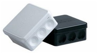 ABB EcoSolutions AP10/G • Grey Colour Large Junction Box IP65 • 104x104x48 mm • Waterproof Electric Cable Connector Unit • Recycled Plastic • Shockproof Sealed