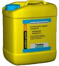 weber.prim 801 - Grundierung für saugende Untergründe | 1ltr. | Haftvermittler, Verfestiger für den nachfolgenden Auftrag von Verlegemörteln, Fliesenklebern, Spachtelmassen oder Putzen