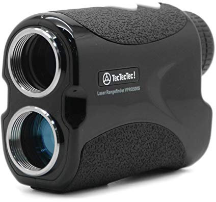 TecTecTec VPRO500S Golf Entfernungsmesser - Steigungs- und Pinseeker Entfernungsmesser mit 493 m Reichweite und robustem, wasserbeständigem Gehäuse