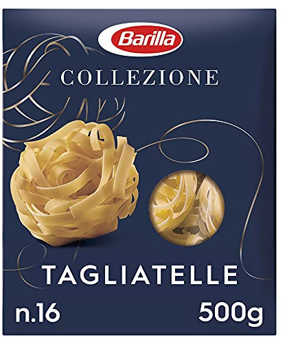 Barilla Hartweizen Pasta Collezione Tagliatelle – 4er Pack (4x500g)