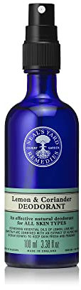 Neal's Yard Remedies Lemon & Coriander Deodorant, Lasting Freshness to Face the Day, Spray Deodorant, Vegan & Cruelty-Free, 100ml