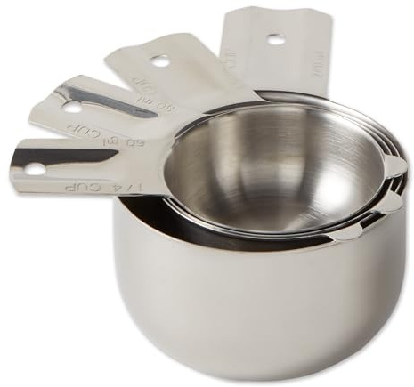RSVP International 8076 Endurance Collection Kitchen Measuring Tools, Dishwasher Safe, Stainless Steel