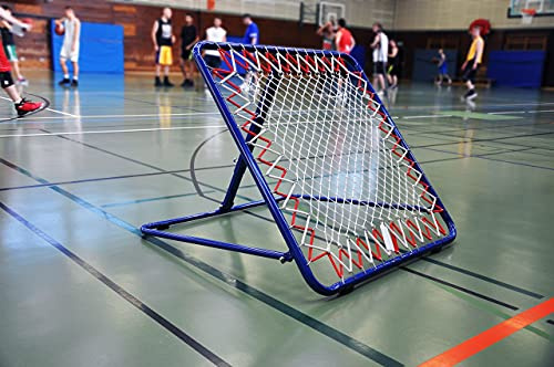 Rebounder - RIMBALZATORE 100 x 100 cm - Allenamento CALCIO-RUGBY-TENNIS- angolazione regolabile- SUPER RESISTENTE