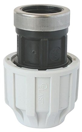 SOMATHERM FOR YOU, Raccord plastique droit pour tube PE Ø25 mm - Femelle 3/4 - Installation rapide et facile - Résistant à 16 bars - Température max 80°C - Norme ACS - Idéal irrigation