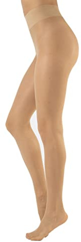 COLLANT SUBLIME SANS DÉMARCATION | COLLANT CONFORTABLE POUR TOUS LES JOURS | VOILE 40 DEN | NOIR, NATUREL | S M L XL | FABRIQUÉ EN ITALIE | (M, NATUREL)