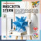 folia 836/3030 - Bastelset Bascetta Stern, Transparent blau, 30 x 30 cm, 32 Blatt, fertige Größe des Papiersterns ca. 40 cm, mit ausführlicher Anleitung - ideal zur zeitlosen Dekoration