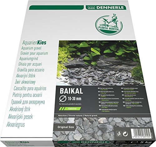Dennerle Naturkies Plantahunter Baikal 10-30 mm - Aquarienkies, Bodengrund fürs Aquarium