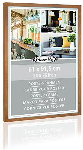 Close Up Cornice per poster in legno di quercia chiaro, 61 x 91,5 cm, per maxi poster e manifesti