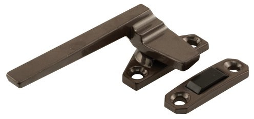 Prime-Line H 3598 Left-Handed, Bronze, Casement Locking Handle with Offset Base (Single Pack)