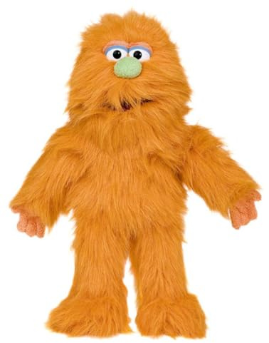 Orange Monster, Hand Puppet, by Silly Puppets, 35cm