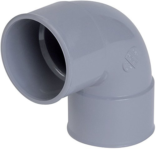 coude pvc - femelle / femelle - 87 degrés30 - diamètre 63 mm - nicoll cl88