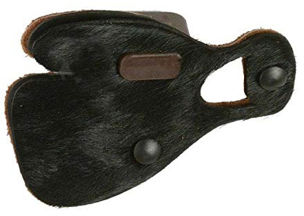 elToro Ledertab L mit Fingertrenner & Kalbshaar | Fingertab aus Leder