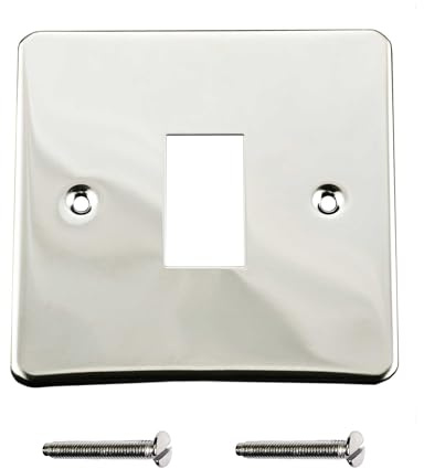 ElekTek Light Switch Cover Plate Conversion Single Victorian Chrome