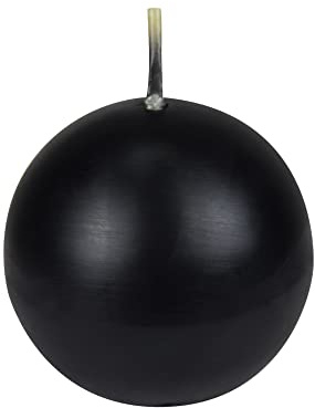 Zest Candle 2 Inch Black Ball Candles