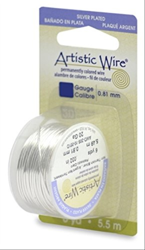 Artistic Wire 30-Gauge Tarnish Resistant Silver Wire, 30-Yard