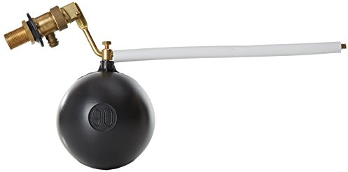 Boutté 1815417 RF17+BF2 Kit Robinet flotteur laiton 12 x 17 avec boule plastique ø 80 Noir