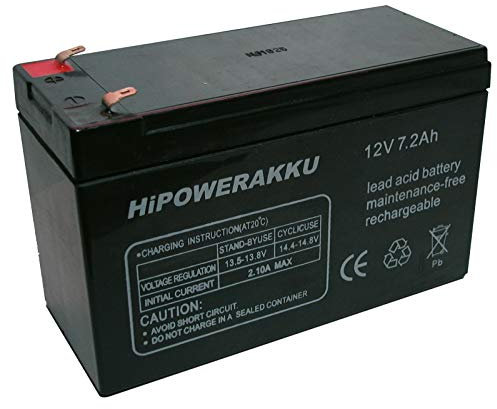 Jewo Stromversorgung für Echolote & Fishfinder - HiPower Akku 12V/7,2 AH