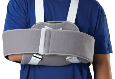 Medline Sling and Swathe Shoulder Immobilizer, Soft Pile Foam, Comfortable, Adjustable Fit, Size L/XL (32 Inches - 52 Inches), Fits Right or Left Arm, 1 Each