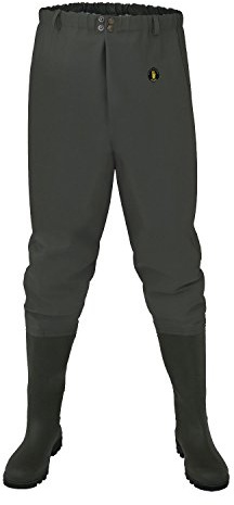 Taille Wathose , Grün , 42 EU , Watstiefel Angeln Hosen WASSERSCHUTZANGLERBUNDHOSE
