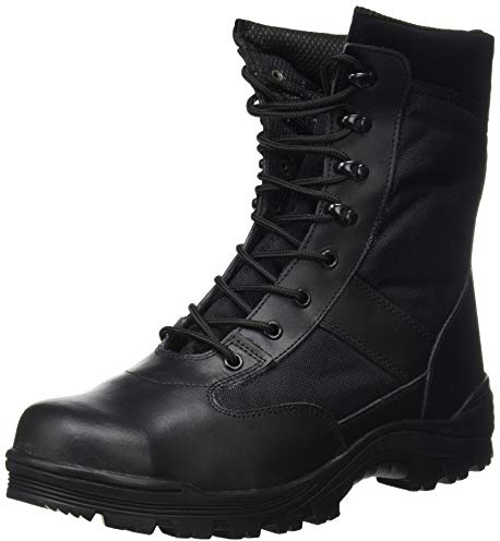 Mil-Tec - Stivali Unisex, Nero, 46 EU