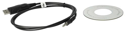 vhbw USB Programmierkabel kompatibel mit Baofeng UV-3R+ Plus, UV-3R Funkgerät, schwarz