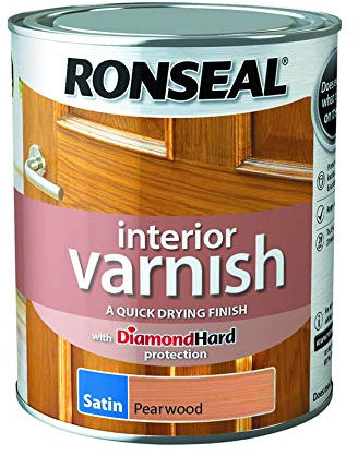 Ronseal Interior Varnish Pearwood Satin 750ml