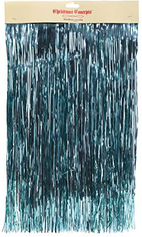 Christmas Concepts Lametta Splendente - Decorazioni per L'Albero di Natale (Blu Ghiaccio)