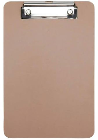 MAUL Klemmbrett A4 MAULbasic | Schreibbrett aus Holz im DIN A4 Hochformat | Clipboard zum Aufhängen | Klemmer zur Aufbewahrung von Papier | für Büro, Küche und Werkstatt | Holz