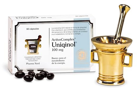 Pharma Nord ActiveComplex Uniqinol 100 mg QH 60 Cápsulas – Coenzima Q10 como Ubiquinol – Metabolismo y Energía