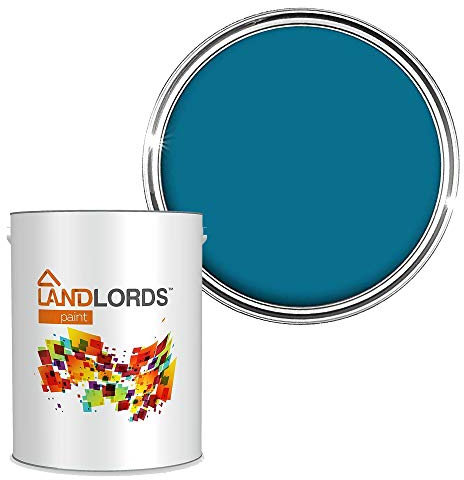 Landlords Weather Shield Smooth Masonry Paint | Storm Proof, Scrub Resistance & Waterproof | Weatherproof Technology Designed with Acrylic Resin for Ultimate Protection 2.5L Sky Blue