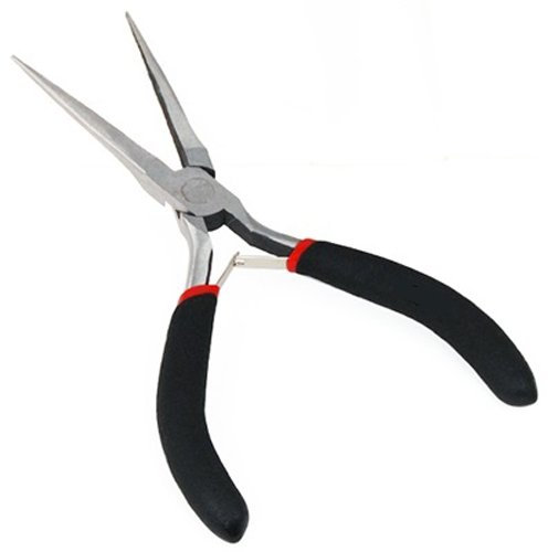 Pince à aiguille à bec Extra Long super précise-bijoux, pierres précieuses, perles artisanales