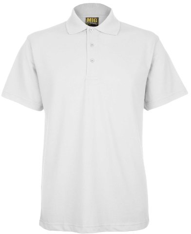 Mens Active Pique Polo T Shirts Sizes XS to 4XL in 8 Colours by MIG - Work Casual Sports Leisure