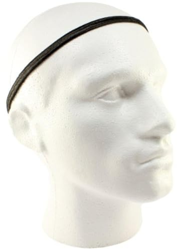 Mens Pack Of 3 Thick Elastic Football Hair Headbands
