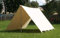 Sonnensegel 2 x 5 m LARP Fly Segel Reenactment Lagerplane Mittelalter Zelt Frame Tent Ritter