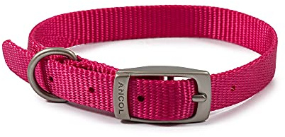 Ancol Nylon Collar Raspberry 28-36cm size 3, clear
