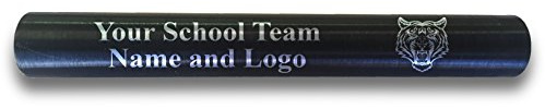 Custom Black Aluminum Track and Field Relay Baton Personalized Gift For Him, For Her, For Boys, For Girls, For Husband, For Wife, For Them, For Men, For Women- Your Team Name and Logo Engraved